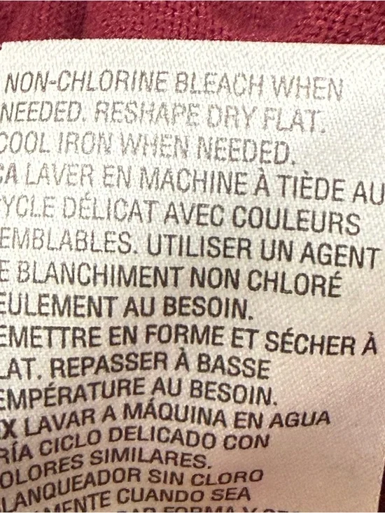 Alfani Open Front Cardigan Burgundy Black Stripe Lightweight Drape Top Large - Picture 8 of 9